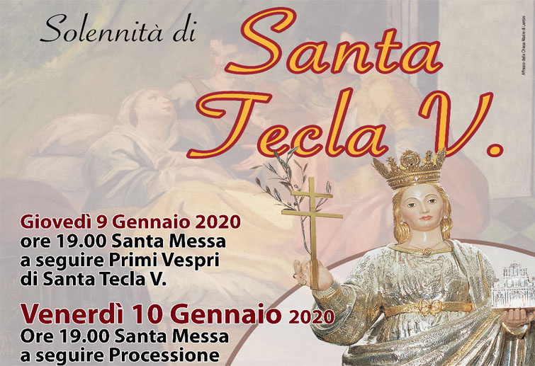 Santa Tecla 10 Gennaio