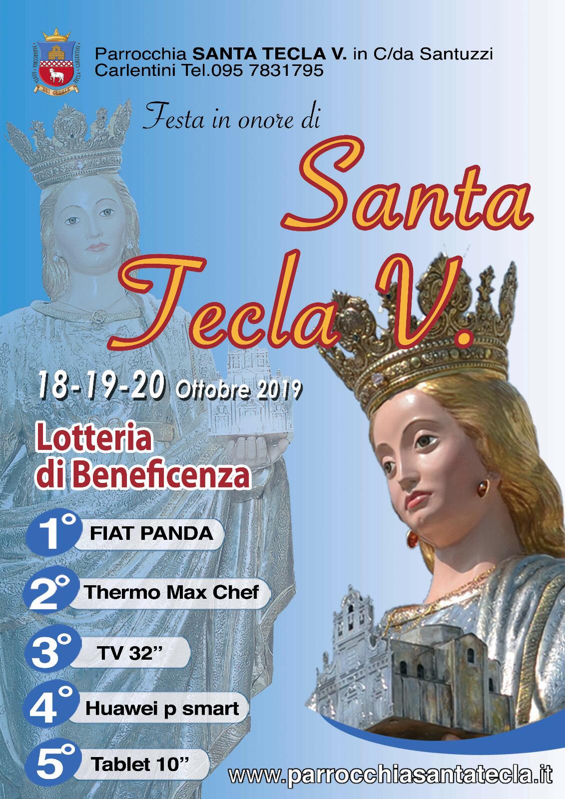 Manifesto Festa Santa Tecla 2019
